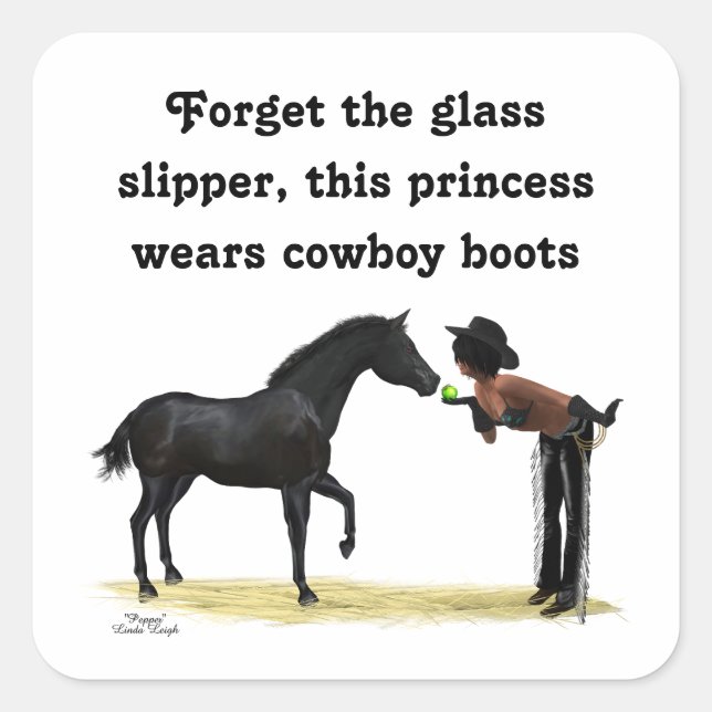 Novia Pinup con Pegatinas De Caballos (Anverso)