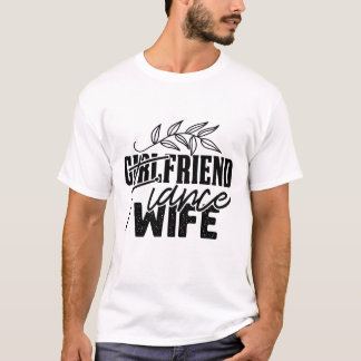Novia Prometida Esposa Camiseta Divertida de Boda