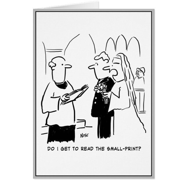 Novia quiere revisar pequeño Personalizado de impr (Frente)