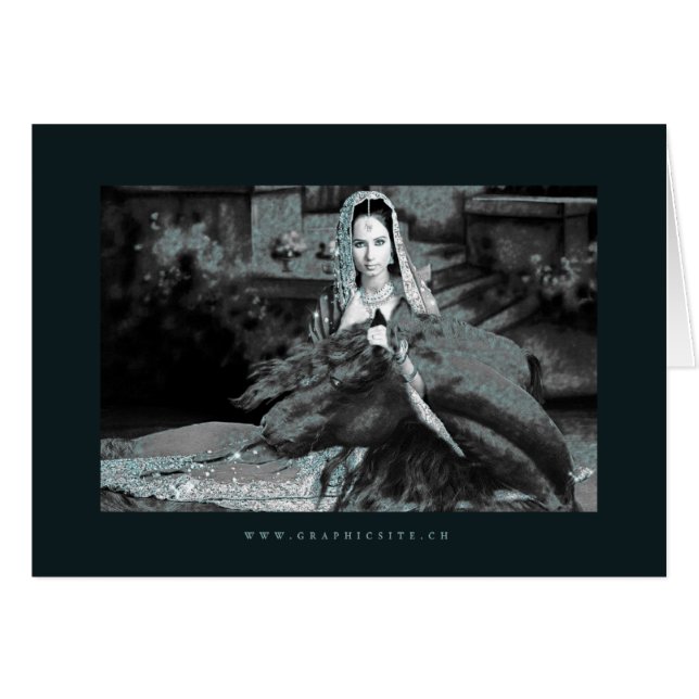 Novia - Tarjeta, Saludo/Nota (Anverso (Horizontal))