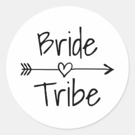 Novia Tribe fiesta de boda favorece a pegatinas y 