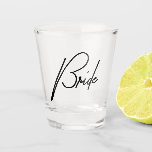 “Novia” – Vaso de chupito de boda (Anverso)