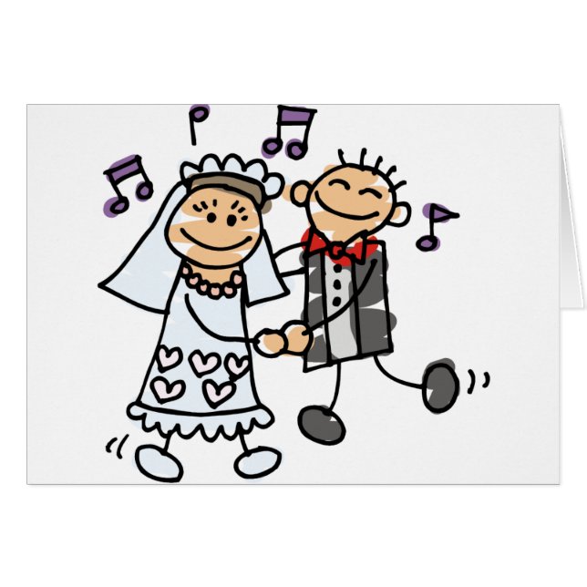 Novia y Groom celebran (Anverso (Horizontal))