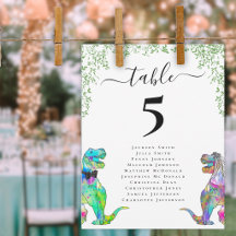 Novia y Novio Dinosaurio Boda Personalizada
