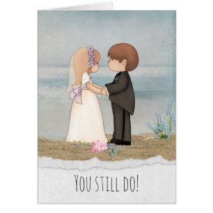 novia y novio en aniversario de playa