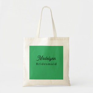 Noviaria moderna Minimalista Bolsa de Tote Verde V
