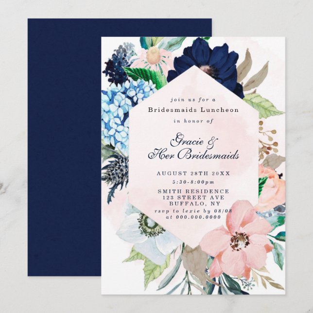 Novias florales de la Marina Rubor invitan al almu (Anverso / Reverso)