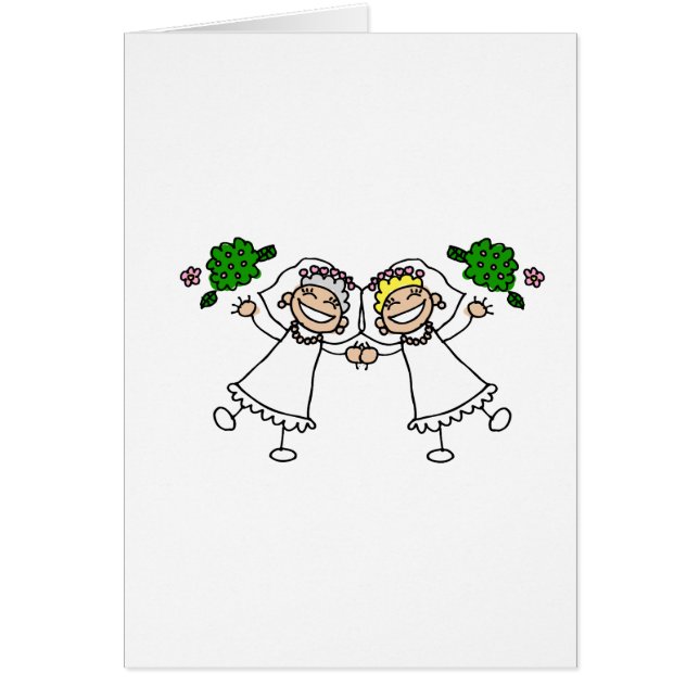 Novias que lanzan Bouquests (Frente)