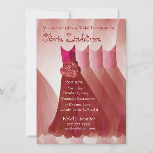 Novias rojas Vestidos Noviales Invitación al almue
