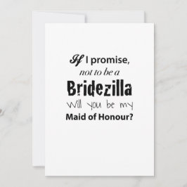 Noviazilla - Invitación de dama de honor