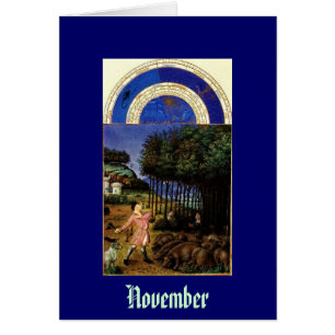 Noviembre - baya de Les Tres Riches Heures du Duc