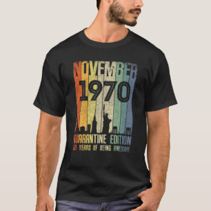 Noviembre de 1970 Camisa de 50 años 50 Bebé Cuaren