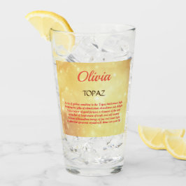 Noviembre Diseño de Birthstone Topaz