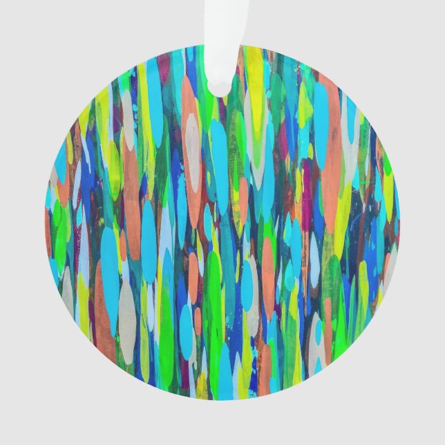 Noviembre Lluvia Ornamento Acrílico (Anverso)