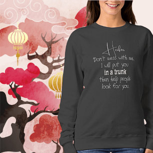 Novilla, No te metas conmigo Sudadera de mujer