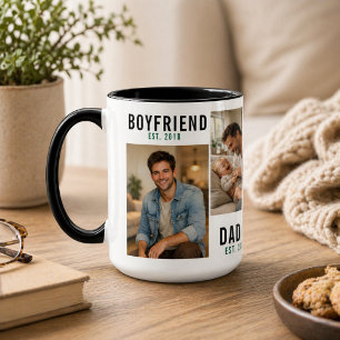 Novio Esposo Papá Taza Día del Padre Personaliza