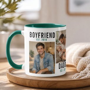 Novio Esposo Papá Taza Día del Padre Personaliza