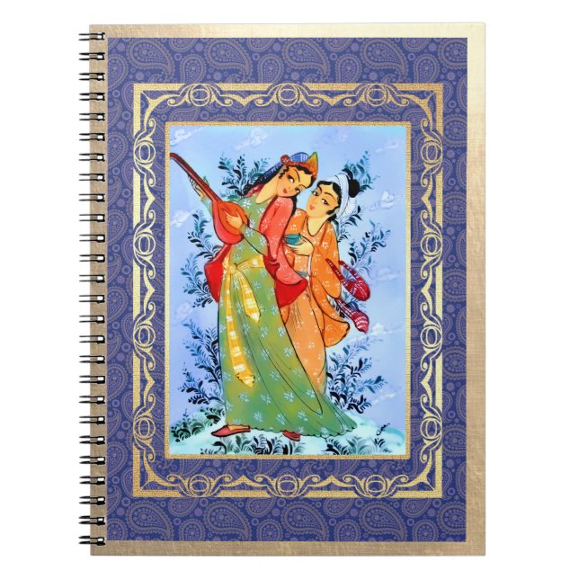 Nowruz Mubarak. Cuadernos persas del regalo del (Frente)