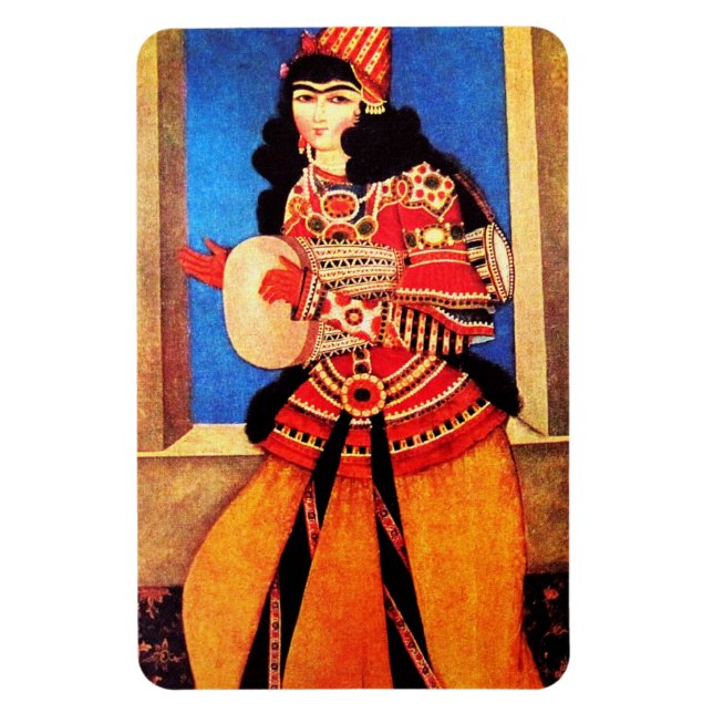 Nowruz Mubarak. Imanes de regalo de Año Nuevo pers (Vertical)