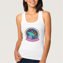Np Aquarius Mujeres Slim Fit Racerback Tank Top