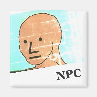 NPC MEME Imán de juego divertido