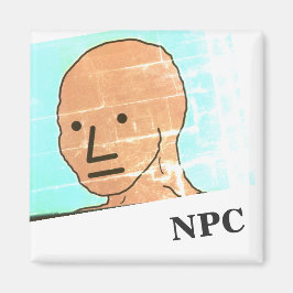 NPC MEME Imán de juego divertido