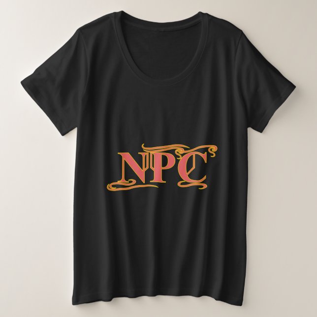 NPC No Maim Rob ni Matar RPG divertida (Anverso del diseño)