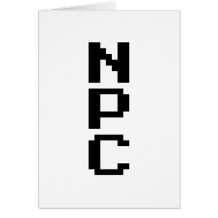 NPC - Tarjeta de caracteres no reproducibles