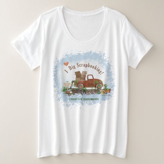 NSD 2025 Camisa de tamaño más para mujeres (Anverso del diseño)