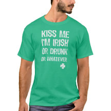 NSPF me besó graciosa camiseta de San Patricio