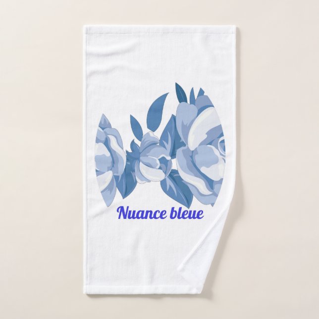 Nuance bleue ensemble bain (Toalla de mano)
