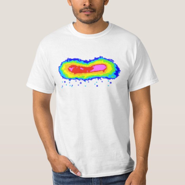 Nube del radar meteorológico - camiseta (Anverso)