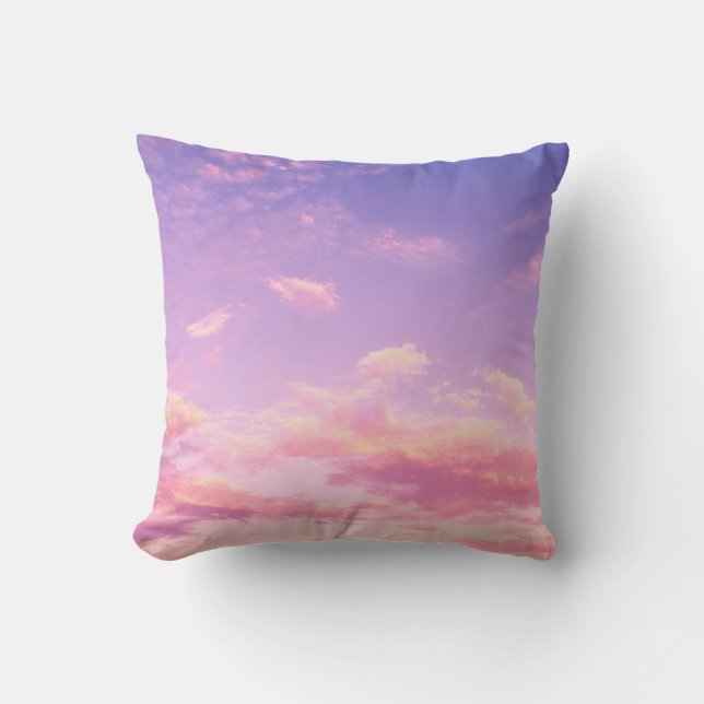 Nube Fluffy Rosa| Almohada (Anverso)
