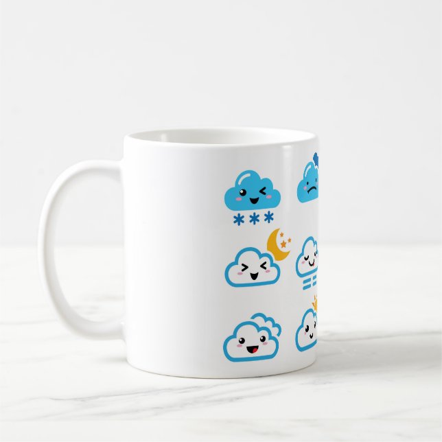 Nube linda, Kawaii, taza de Manga (Izquierda)