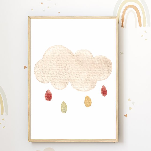 Nube Poster Boho Niños Decoración De Habitaciones (Subido por el creador)