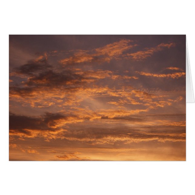 Nubes atardeceradas en fotografías en el cielo col (Anverso (Horizontal))