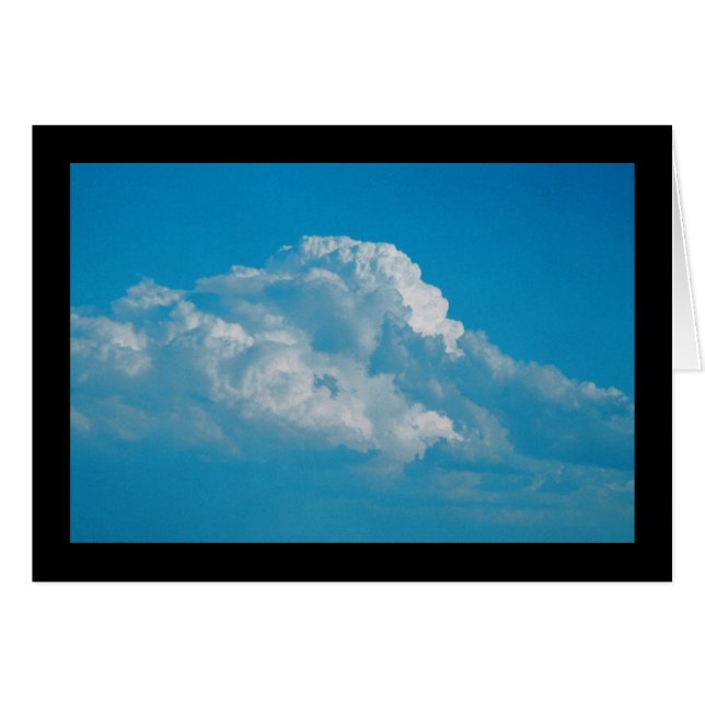 Nubes blancas esponjosas - Canción del Sol. Tarjet (Anverso (Horizontal))