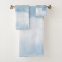 Nubes blancas onduladas