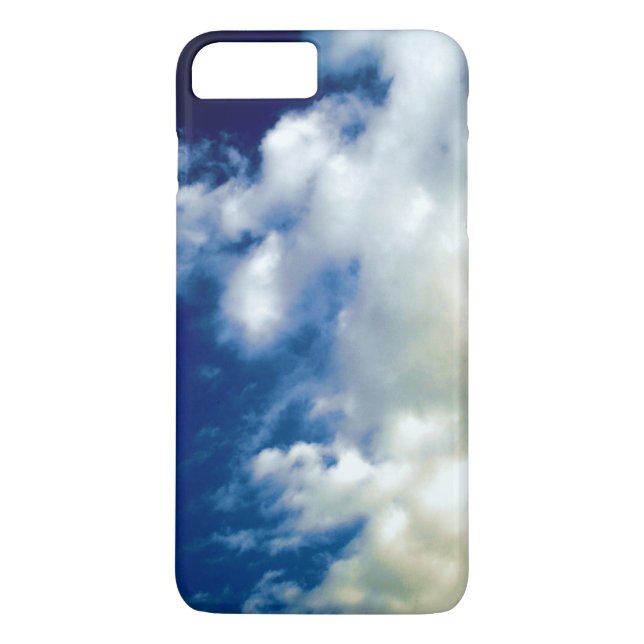 Nubes blancas y Funda para iPhone 7 Blue Sky (Reverso)
