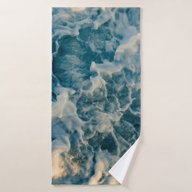 NUBES BLANCOS EN EL CIELO AZUL (Toalla de baño)