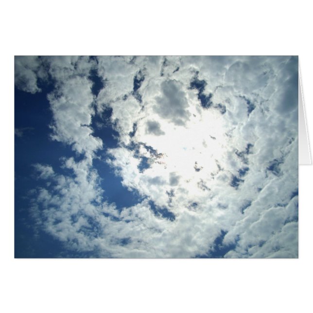 Nubes con un bello descanso solar (Anverso (Horizontal))
