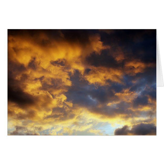 Nubes de atardecer (Anverso (Horizontal))