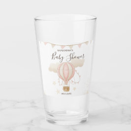 Nubes de globos aerostáticos rosados