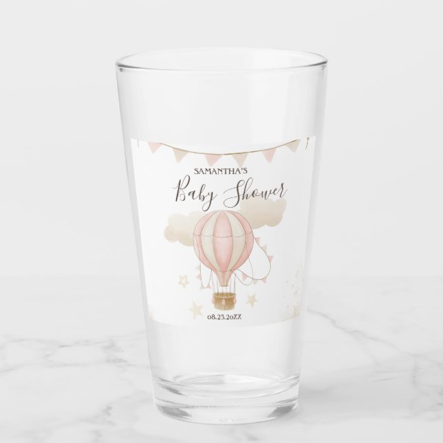 Nubes de globos aerostáticos rosados (Anverso)