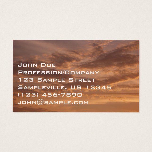 Nubes de sol II Pastel Naturaleza abstracta (Frente)