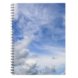 Nubes del cielo azul - libreta