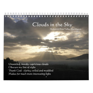 Nubes En El Calendario Del Cielo