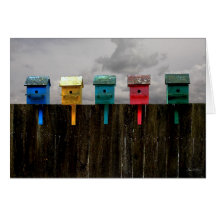 Nubes en el camino de vuelo: tarjeta