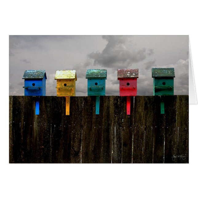 Nubes en el camino de vuelo: tarjeta (Anverso (Horizontal))