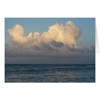 Nubes en el mar